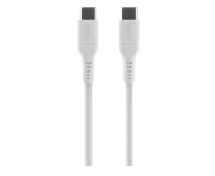 FIXED Kabel Liquid Silicone USB-C/USB-C 0,5m 60W biały - 1249120 - zdjęcie 1